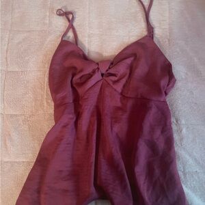 Burgundy Cami